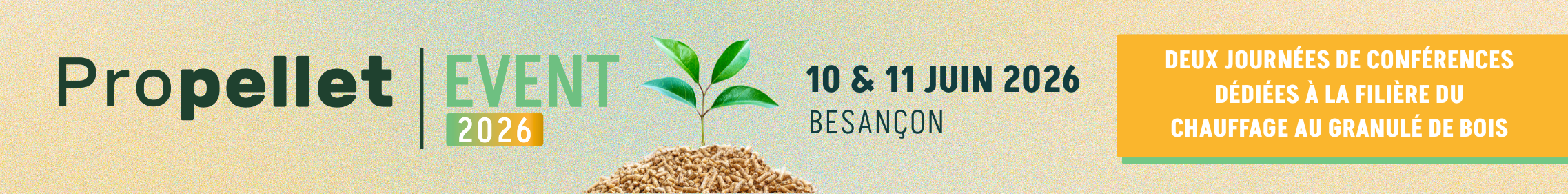 Propellet Event 2026 – Trophées du granulé de bois